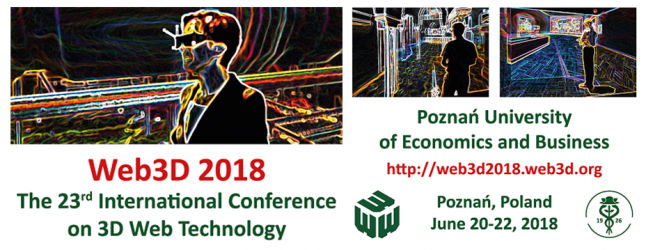 Come to Web3D 2018! Come to Web3D 2018!