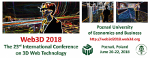 Come to Web3D 2018! Come to Web3D 2018!