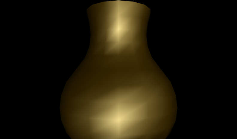 Figure 21.5 Shiny Gold Vase