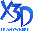 x3d logo