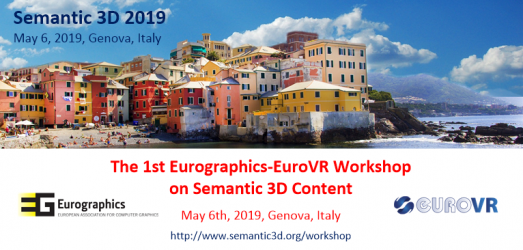 Semantic 3D 2019 Workshop at EuroGraphics 2019