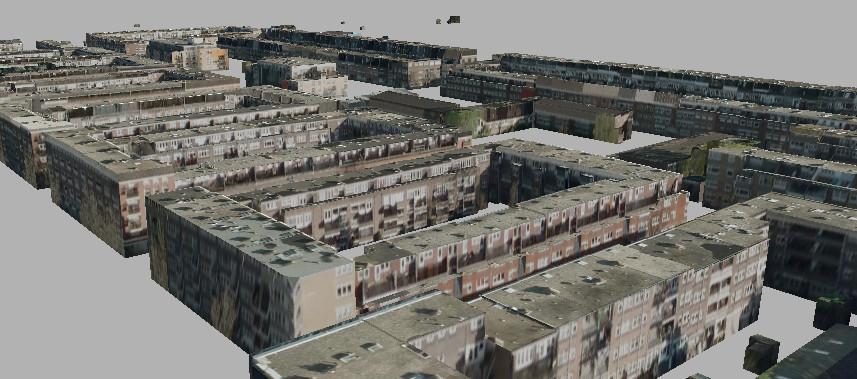 Visualization of Rotterdam - models &amp; textures