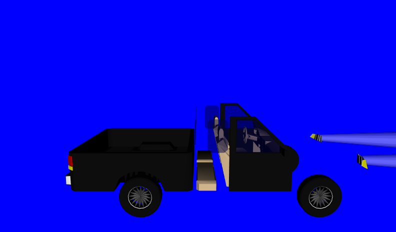 [1] BlackMidSizeTruck.x3d RightSide View of the truck