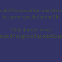 AnimatedViewpointRecorderPrototype