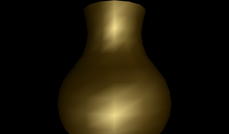 Figure 21.5 Shiny Gold Vase