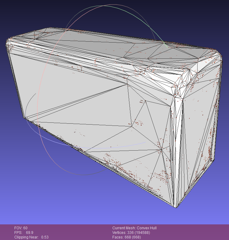 3D scan test case: Hamming brick, reconstructed