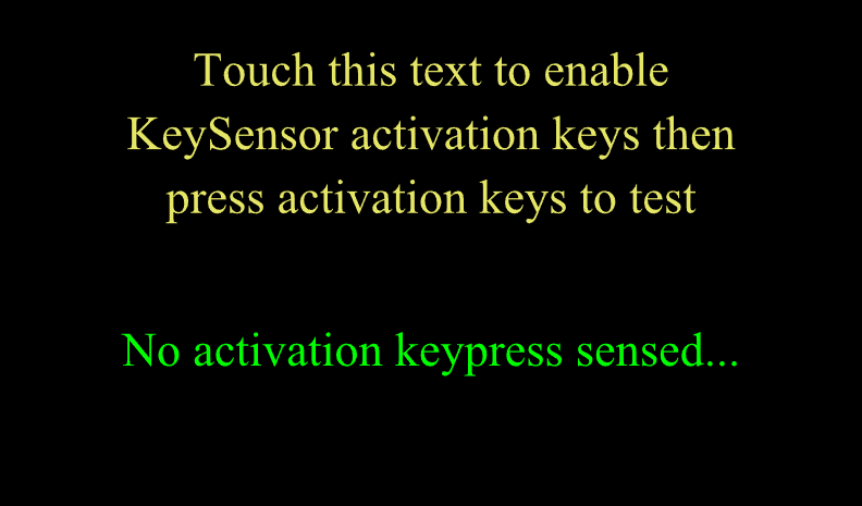 [1] KeySensorActivationKeySwitchTest.x3d (default X3D view from 0 0 10)