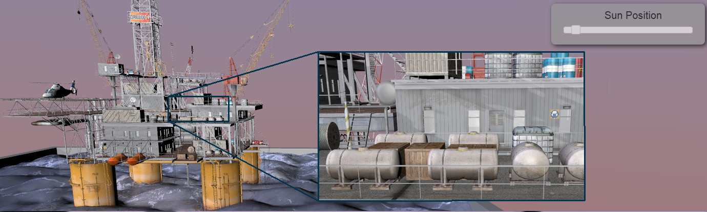 #htmlcaption-5 Large Streaming Oil Rig Model